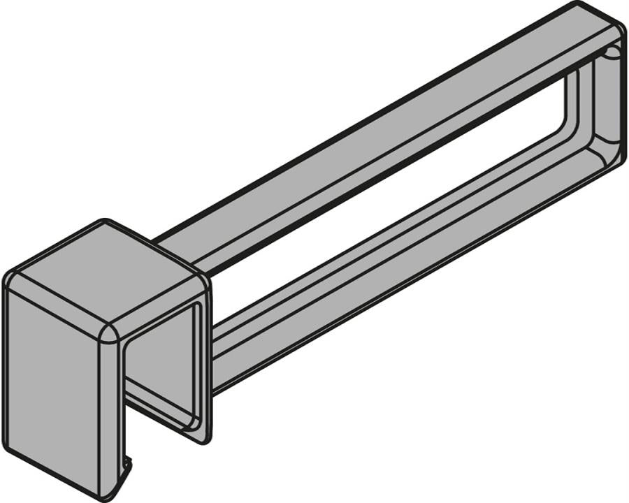 Blum AMBIA-LINE Lateral Divider for Cross Gallery for LEGRABOX Carbon Black ZC7U10F0 by W&B