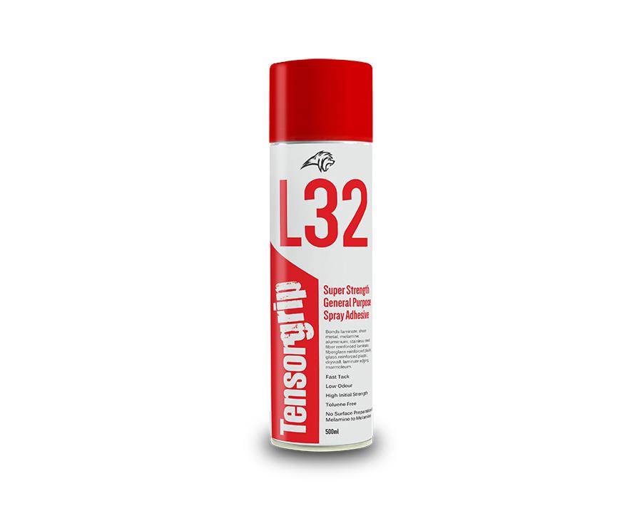 TensorGrip L32 High Strength Adhesive - 500ml Aerosol.