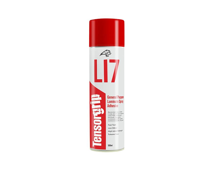 TensorGrip® L17 Premium Contact Spray Adhesive Aerosol. Size: 482Gm