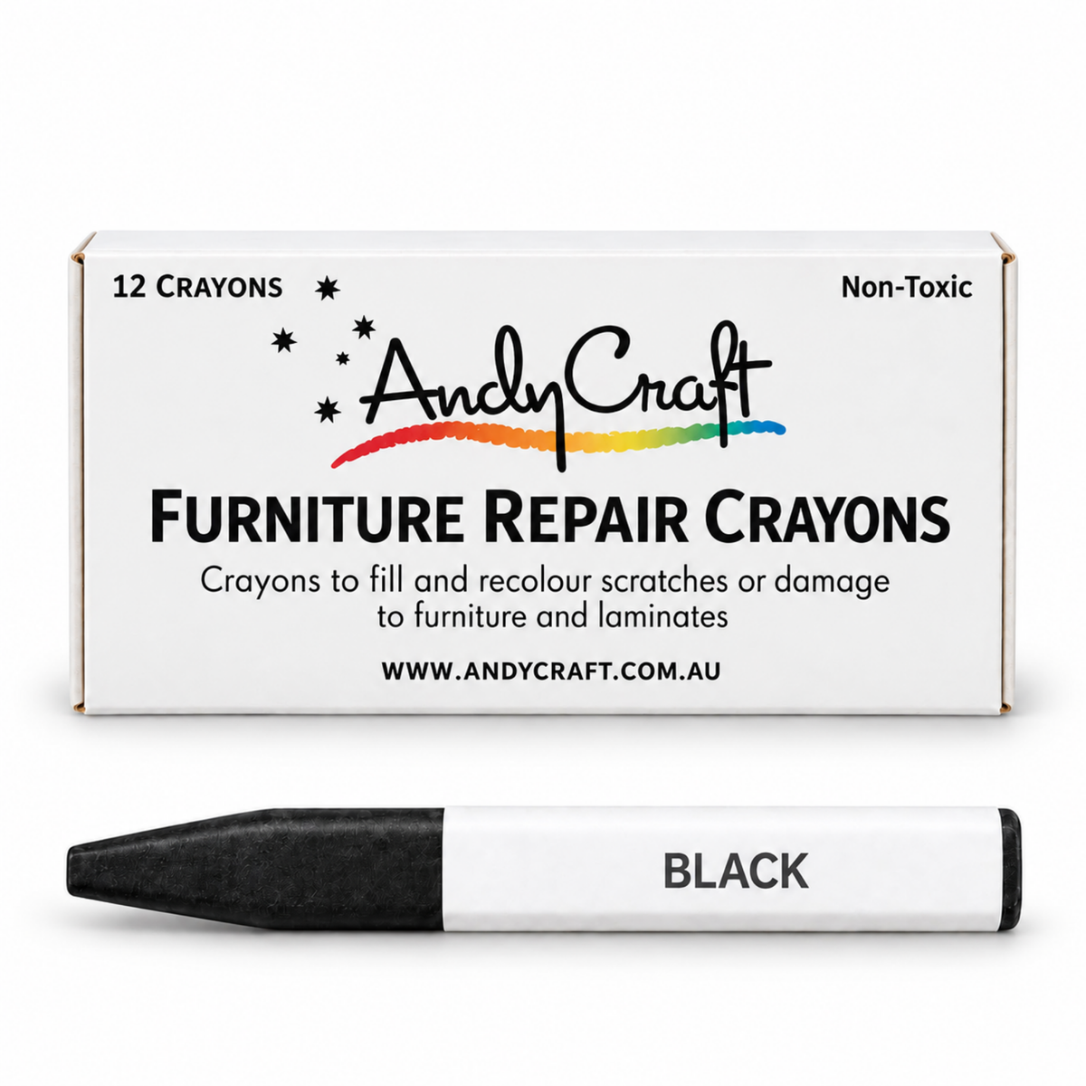 Andy Craft Furniture Repair Crayons | Black