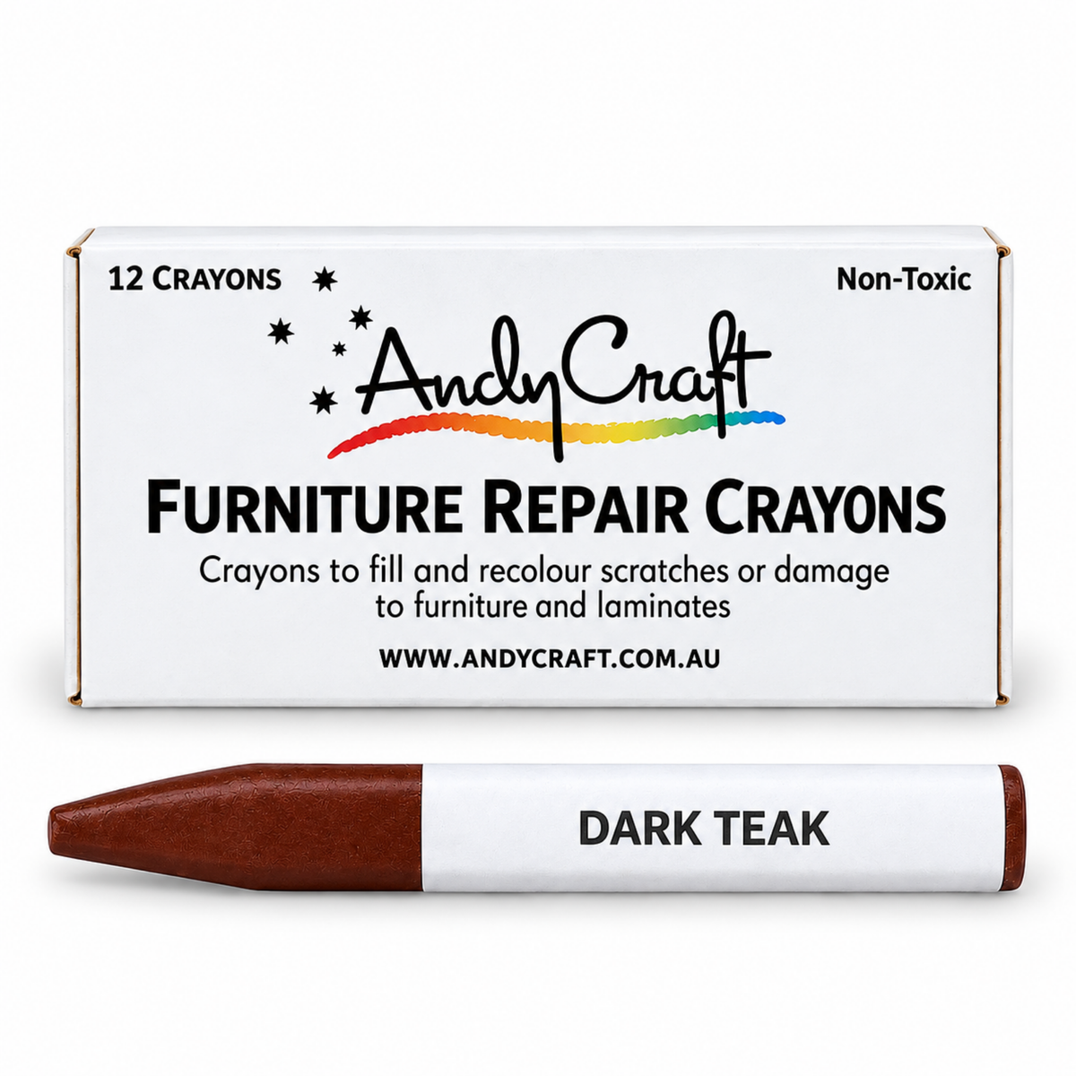 Andy Craft Furniture Repair Crayons | Dark Teak