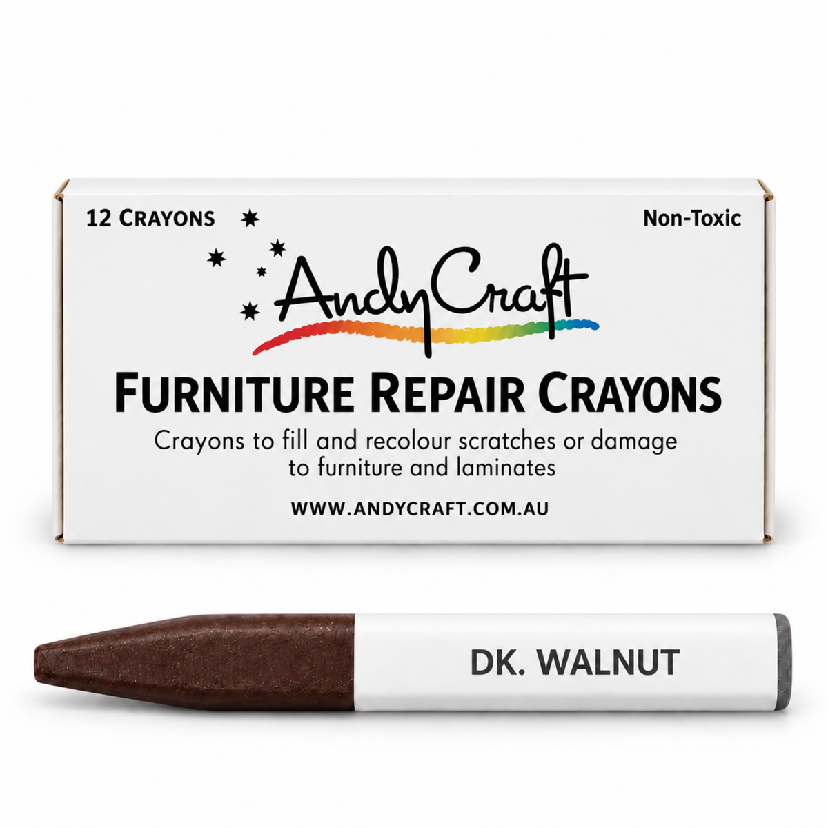 AndyCraft Furniture Repair Crayons | Dark Walnut