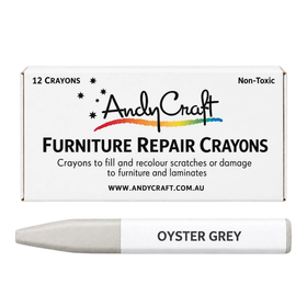 AndyCraft Furniture Repair Crayons | Oyster Grey