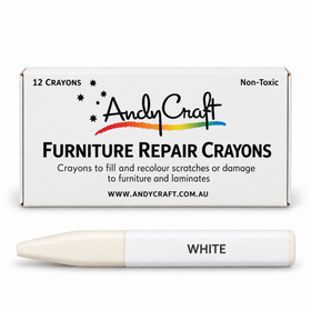 Andy Craft Furniture Repair Crayons | White