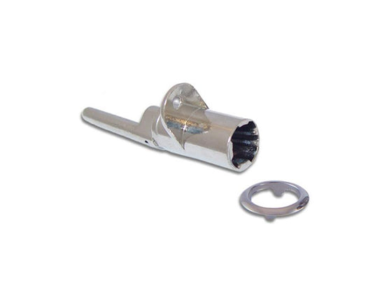 Armstrong frontal central lock housing single wing Ø16.5mm × 17.5mm barrel, zinc alloy furniture lock housing compatible with Blum CABLOXX