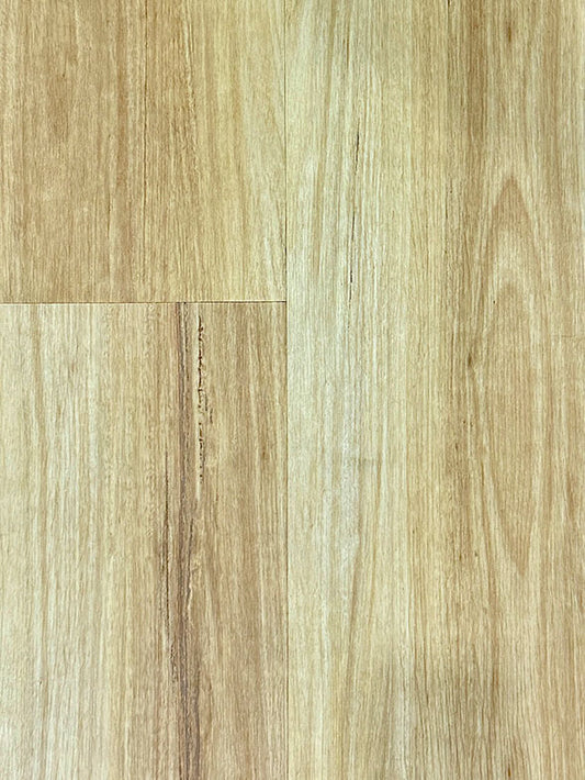 Australian Blackbutt 8mm plank hybrid flooring with realistic timber grain finish, waterproof construction, and durable click lock system for stylish residential and commercial spaces.