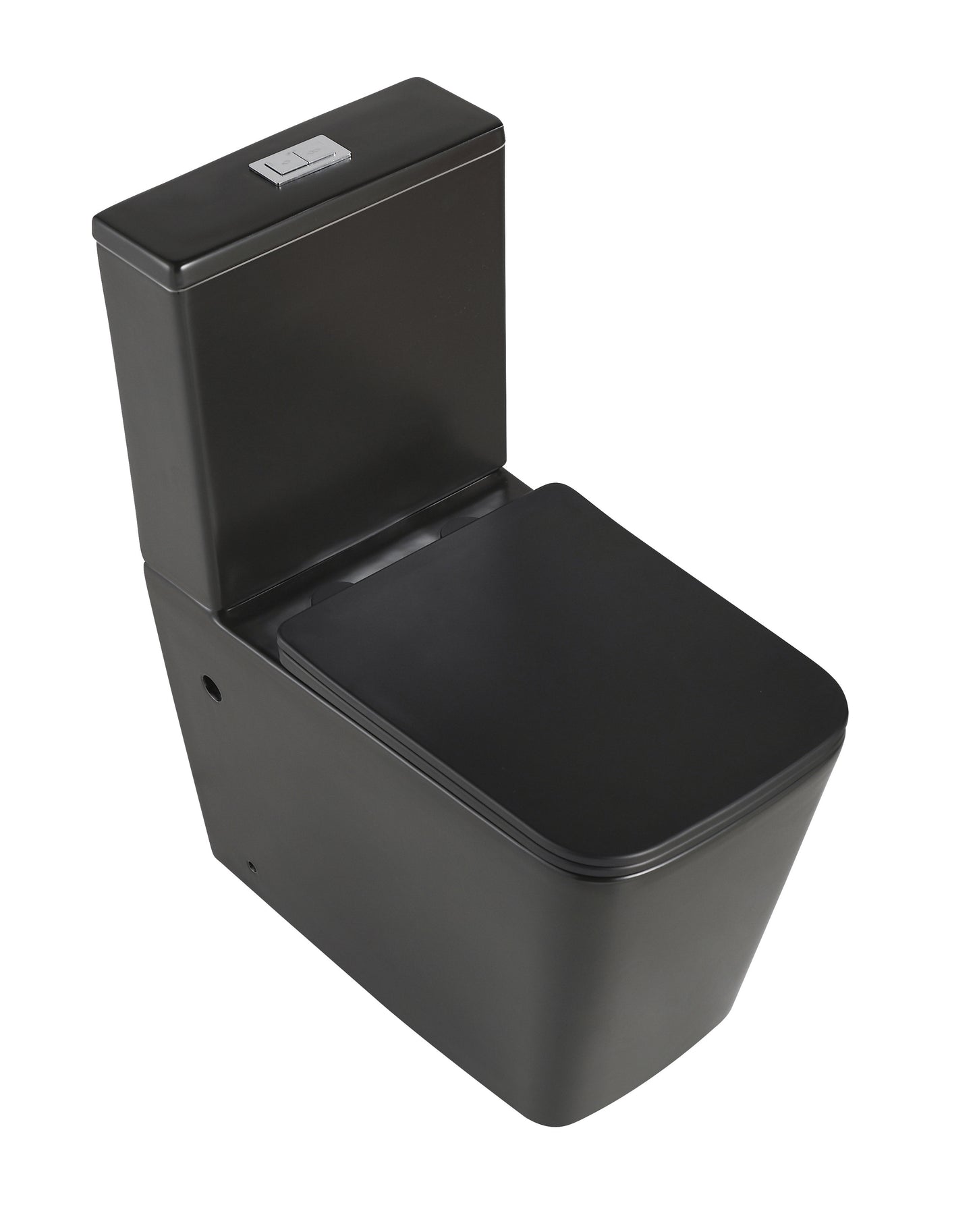 Imperial Two-piece Rimless Toilet | Matte Black | Square