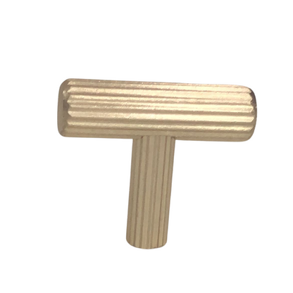 Ribbed T-Knob Handle - 40MM