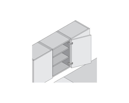 Blum CLIP top Standard Hinge 120 Degree. Full Overlay. Boss: Knock-In 71T5580 *For Use with AVENTOS*