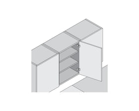Blum CLIP top Standard Hinge 120 Degree Full Overlay Boss INSERTA by W&B