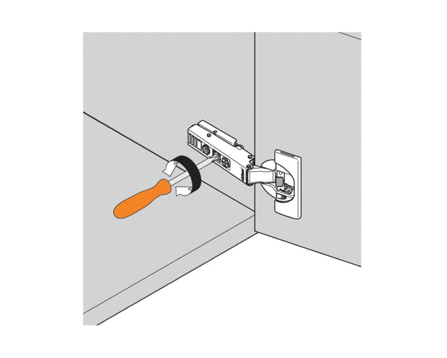 Blum CLIP top BLUMOTION Standard Soft Close Hinge 110 Degree. Full Overlay. Boss: Knock-In 71B3580