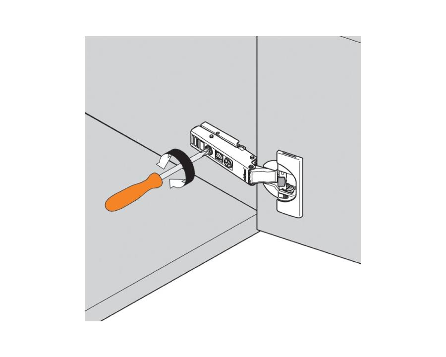 Blum CLIP top BLUMOTION Standard Soft Close Hinge 110 Degree. Full Overlay. Boss: Knock-In 71B3580