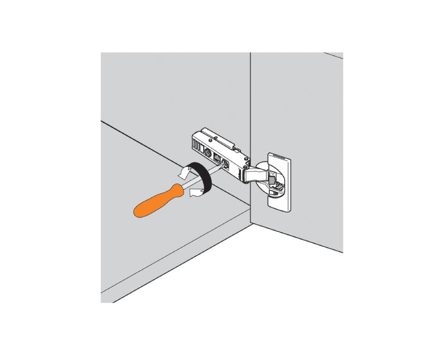 Blum CLIP top BLUMOTION Standard Soft Close Hinge 110 Degree. Half Overlay. Boss: Knock-In 71B3680