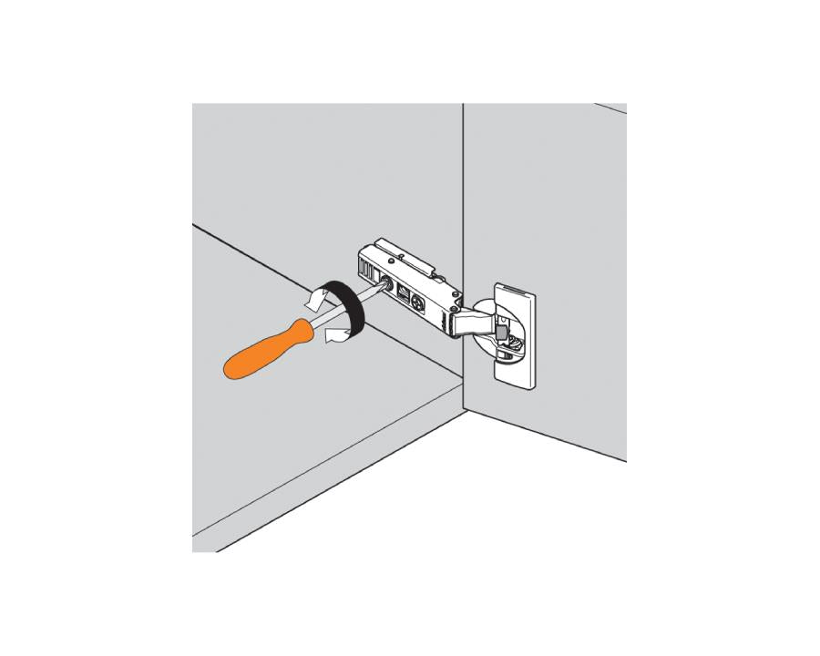 Blum CLIP top BLUMOTION Standard Soft Close Hinge 110 Degree. Half Overlay. Boss: Knock-In 71B3680