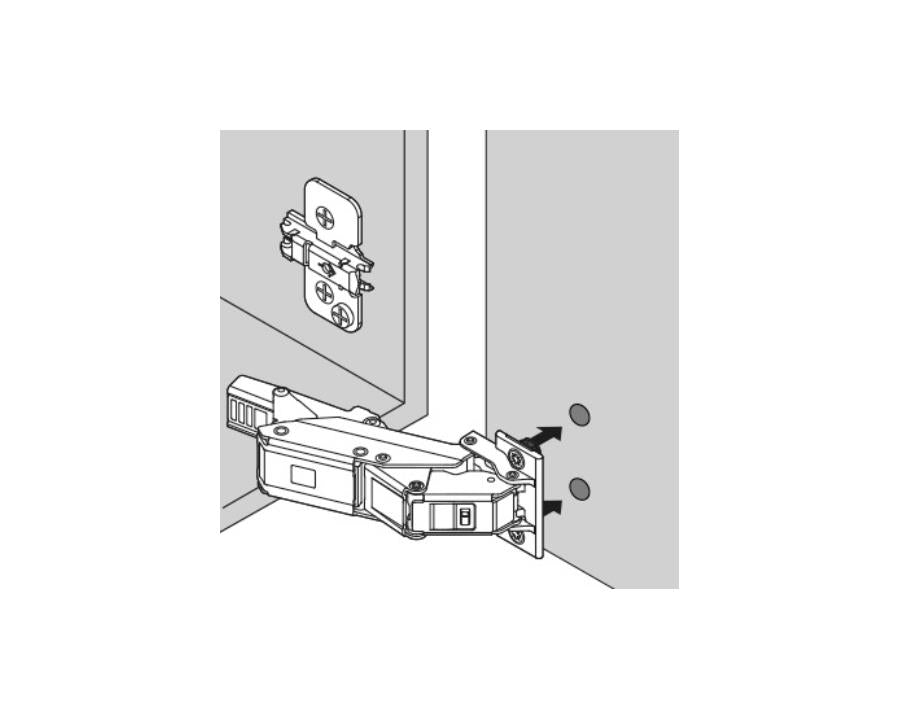 Blum CLIP top BLUMOTION 110° EXPANDO T hinge. Full Overlay. 71B453T