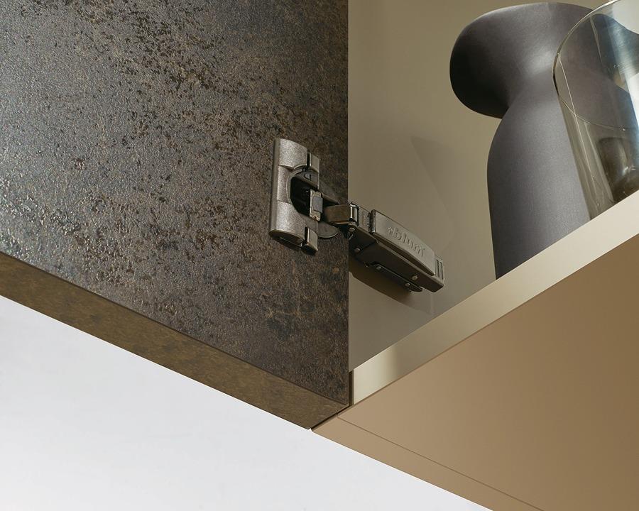 Blum CLIP top BLUMOTION Profile Door Hinge 95 Degree. Overlay Application. Boss: INSERTA. In onyx black 71B9590