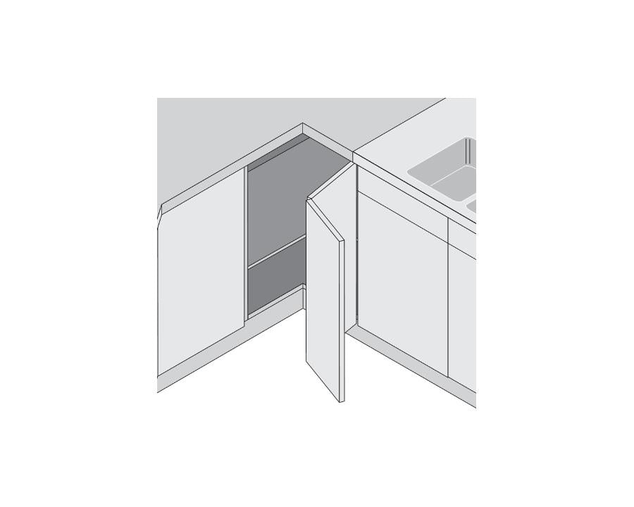 Blum CLIP top Bi-Fold Hinge 60 Degree. Boss: Knock-In 79T8530