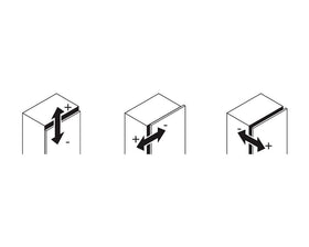 Blum CLIP top BLUMOTION Soft Close Angled Hinge 45 Degree Iii, Full Overlay. Boss: INSERTA 79B9498 by W&B