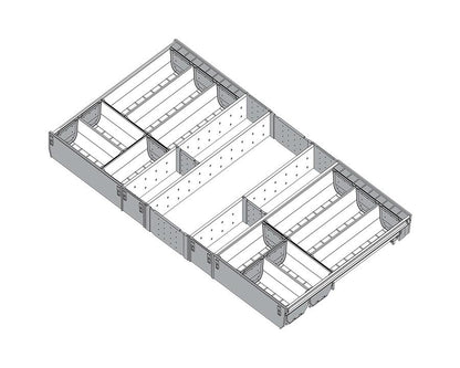 Blum ORGA-LINE Drawer Insert Cutlery Set. Cabinet Width: 1000mm. Nominal Length: 550mm ZSI.10VEI7