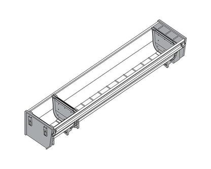 Blum ORGA-LINE Drawer Insert Cutlery Set. Width: 103mm. Nominal Length: 500mm ZSI.500BI1N