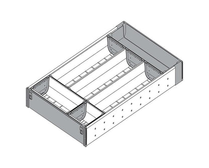 Blum ORGA-LINE Drawer Insert Cutlery Set For TANDEM For Wood Drawers. Width: 285mm. Nominal Length: 500mm ZHI.437BI3 *For TANDEM for Wood drawers only*