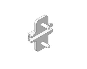 Blum CLIP Mounting Plate, 0mm EXPANDO. Comes With Screws 174E6100.01 by W&B