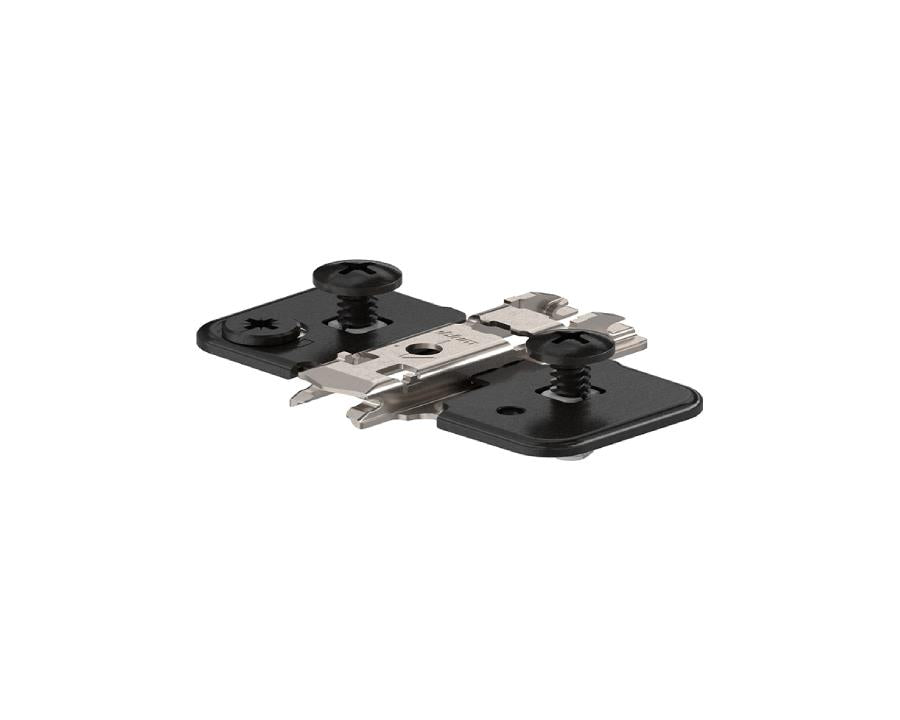 Blum CLIP Mounting Plate, 0mm EXPANDO. In onyx black 174H7100E