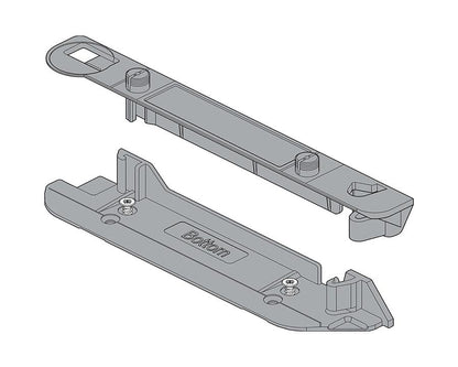 Blum SERVO-DRIVE Bracket Profile Adapter Bottom/Top (E-Dowel) Z10D01E0.01 by W&B