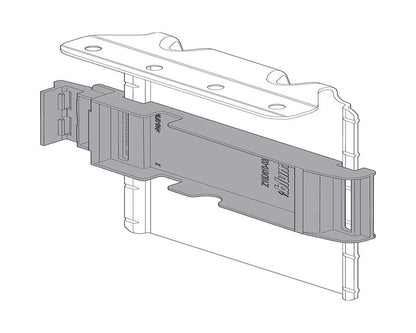 Blum SERVO-DRIVE Upper Attachment Bracket With Pre-Mounted Adapter Screw-On by W&B