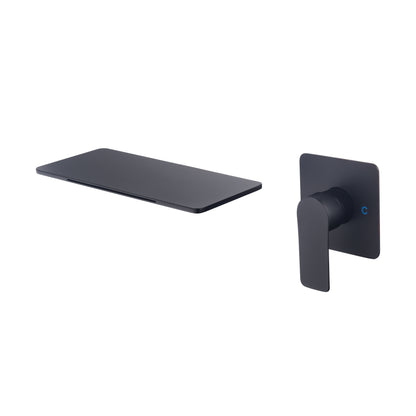 Imperial In-wall Waterfall Bath and Basin Mixer  | Matte Black