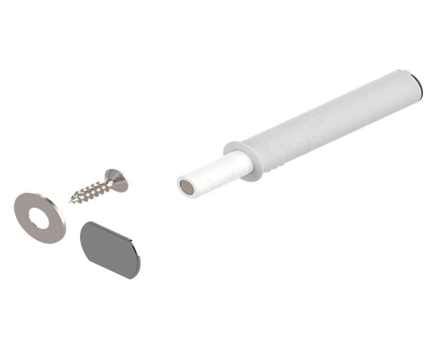 Blum TIP-ON for Doors Set, Short Version, 50mm, with magnet Silk White 956.1004 by W&B