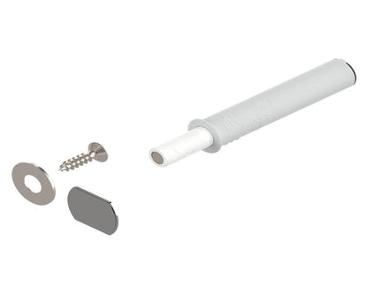 Blum TIP-ON for Doors Set, Short Version, 50mm, with magnet Silk White 956.1004 by W&B