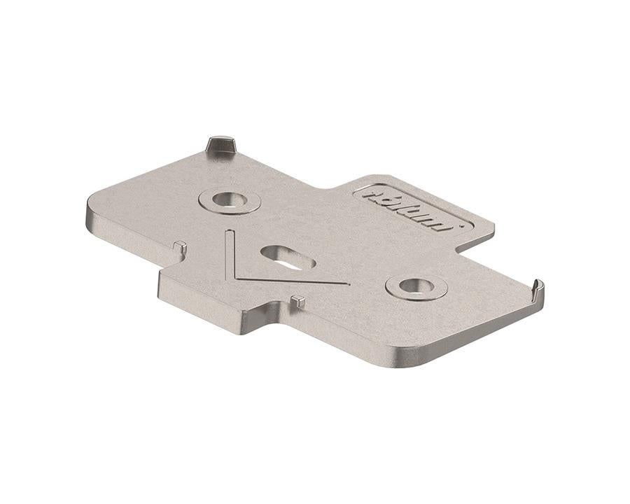 Blum Angled Spacer, Cruciform, -5 Degrees, Screw-On Version, Spacer Thickness: 6mm 171A5500