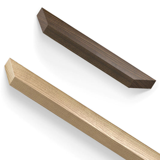 Barcco by Momo solid brass cabinet handles in modern finish for kitchen cabinets and furniture hardware applications