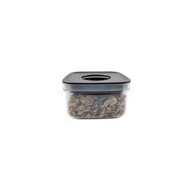 Black Airtight Container with Twist Lock – 500ml