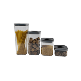 Black Airtight Container with Twist Lock – 1300ml