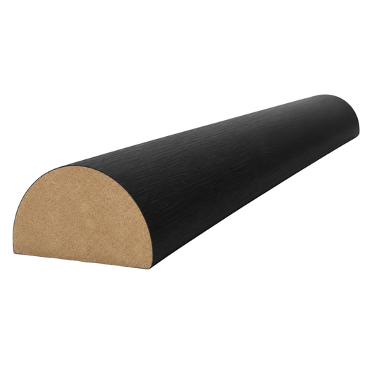 Prefinished Black timber batten with durable decorative surface for contemporary interiors
