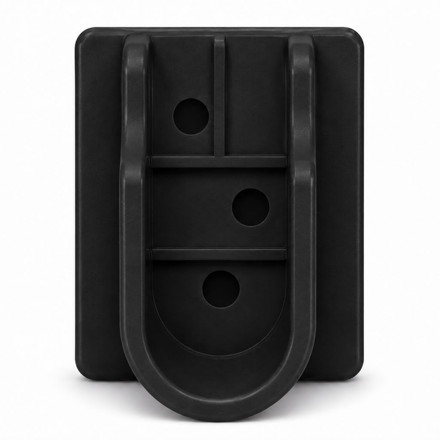 U Flange | 16mm | Plastic | Black