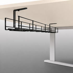 CABLE TRAY AND BASKET 1550MM BLACK