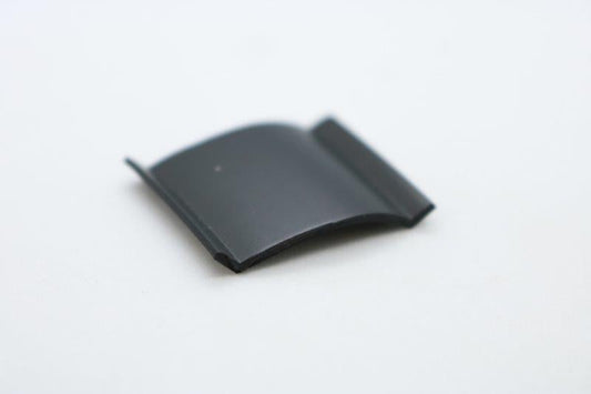 Black wardrobe glazing buffer strip designed to reduce noise and protect sliding wardrobe glass doors, ensuring smooth operation and improved durability.