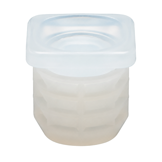 Blum BB09 8mm nylon hinge bush for 100° cabinet hinges, natural finish screw-on dowel