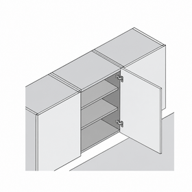 Blum CLIP top Standard Hinge 107 Degree Inset Application Boss INSERTA by W&B