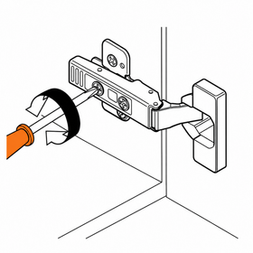 Blum CLIP top Standard Hinge 120 Degree Full Overlay Boss INSERTA by W&B