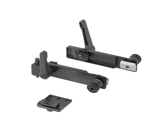Blum MZE‑1300 16 mm side adjustment set locking device for MINIPRESS P drilling machine ruler alignment