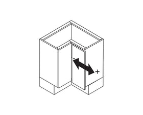 Blum CLIP top Bi-Fold Hinge 60 Degree Boss Knock-In by W&B