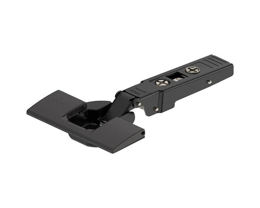 Blum 70T9590BTL CLIP Top profile hinge 95° full overlay unsprung boss Inserta in Onyx Black for cabinet doors