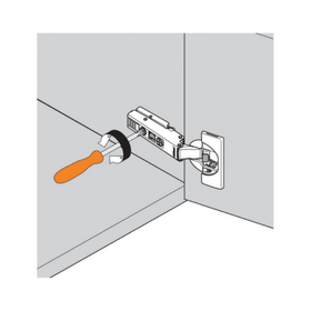 Blum CLIP top BLUMOTION Standard Soft Close Hinge 110 Degree. Half Overlay. Boss: Screw-On 71B3650 by W&B