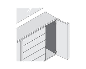 Blum CLIP top BLUMOTION Profile Door Soft Close Hinge 95 Degree. Full Overlay. Boss: EXPANDO 71B958E by W&B