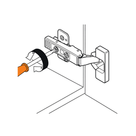 Blum CLIP top Profile Door Hinge 95 Degree Full Overlay Boss INSERTA by W&B