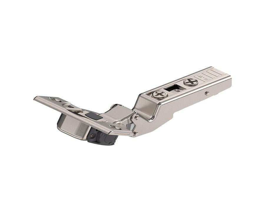 Blum 79B3450 CLIP Top BLUMOTION soft-close angled hinge 45° full overlay with boss screw-on for cabinet doors